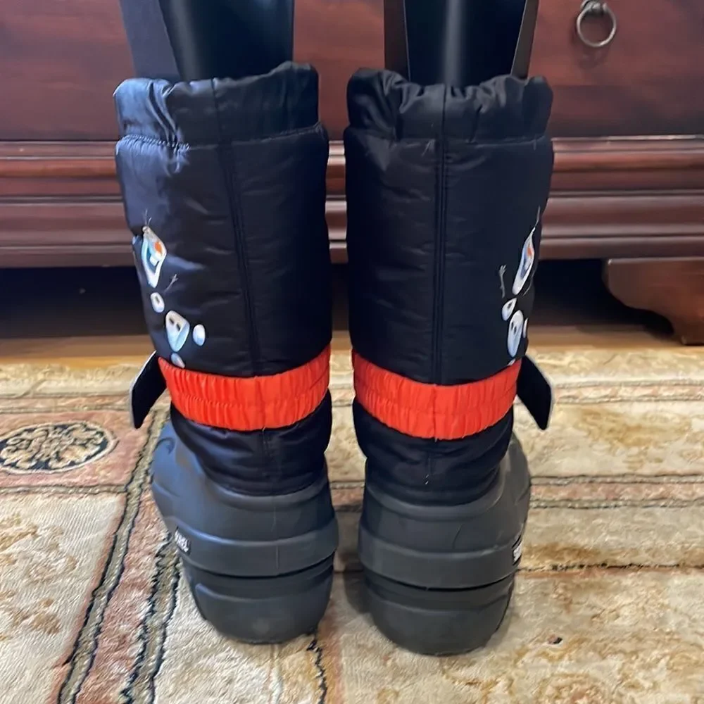 Sorel Flurry x Disney Frozen Olaf Warm Waterproof Big Girl Sz 6 Winter Snow Boot